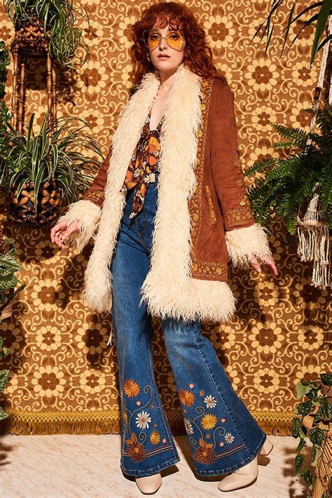 breaking hearts brown embroidered penny lane coat  inspired