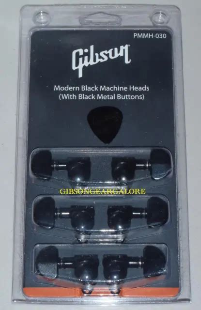 Gibson Les Paul Tuner Set Grover Black Guitar Parts Sg V Es Hp Custom