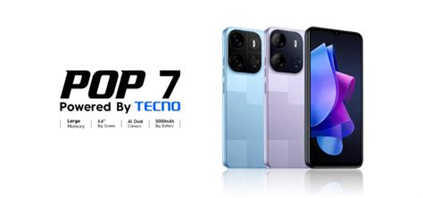 Tecno Pop 7 (4G 2GB 64GB Blue) Price in Pakistan - Homeshopping