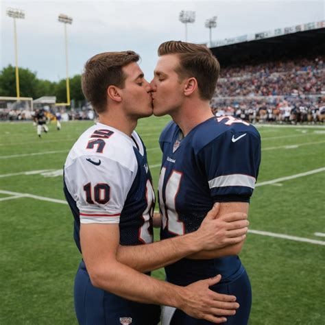 Gay Football Jock Kiss Stable Diffusion Online