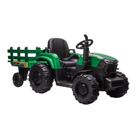 Trator Elétrico Infantil 24v - Trator elétrico infantil Esus 24v com rodas de borracha EVA e assen...