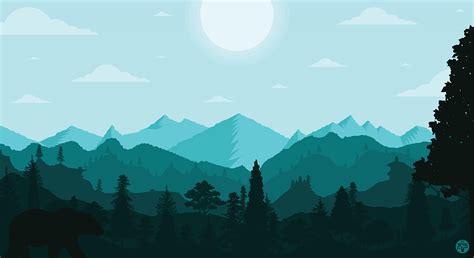 27 Trend Gambar Pemandangan Vektor Pemandangan