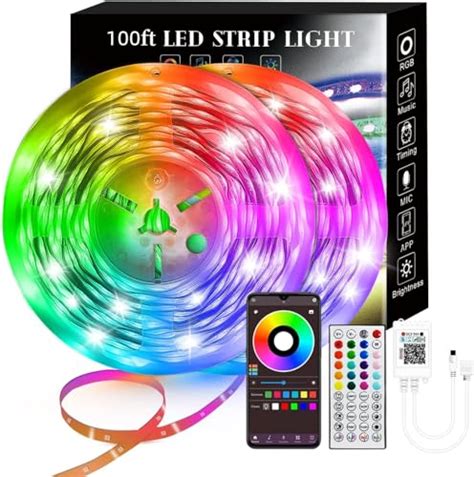 Ft Smart Led Strip Lights Rolls Of Ft Rgb Strip Lights Sync