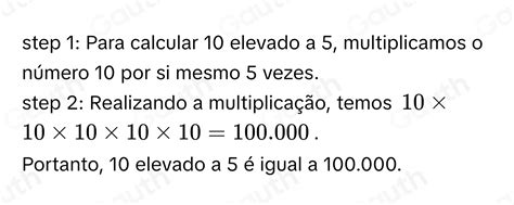 Quanto É 10 Elevado A