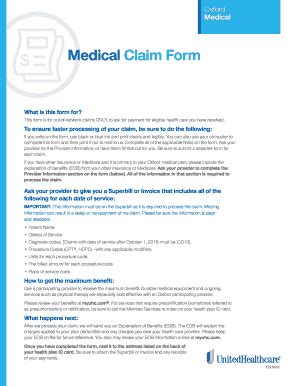 Fillable Online Health Reimbursement Account Claim Form Myuhc Fax