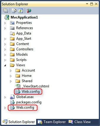 webconfig       works rdeveloper
