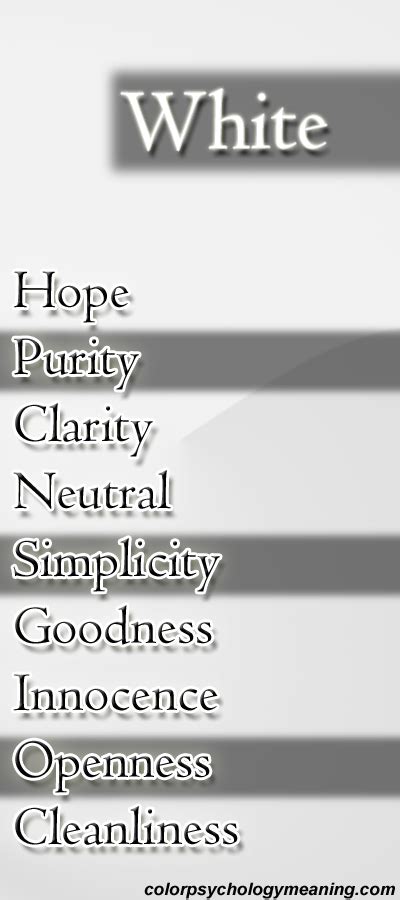 white color meaning symbolism