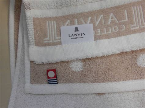 Yahoo オークション 【未使用】送料185円 今治タオル Lanvin ランバ