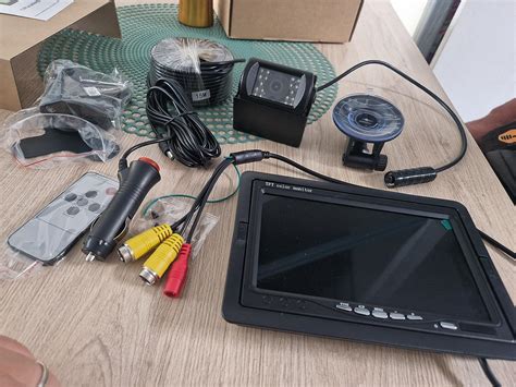 Kit Cam Ra De Recul Et Moniteur Filaire Pouces Cran Lcd Tft Et