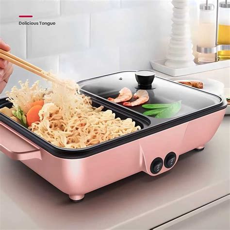 Jual Steamer Bbq Hot Pot In Shabu Bbq Grill Panci Listrik Electric Pan Steamboat