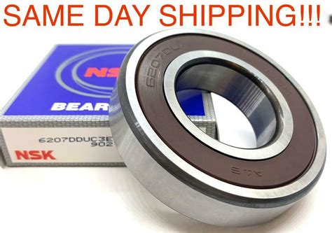 6207-2RS C3, 6207 RS,6207DDU C3 Ball Bearing Sealed Premium Brand NSK ...