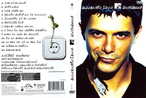 Car Tula Caratula De Alejandro Sanz Mtv Unplugged Dvd Portada