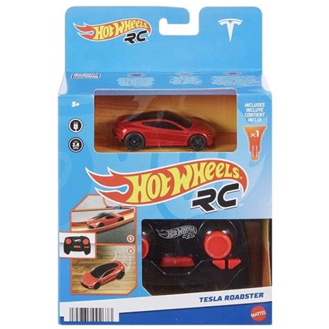 風火輪 Hot Wheels 禮物 附膠盒 TESLA ROADSTER 特斯拉 RC 遙控車 軌道配件 電動跑車 蝦皮購物