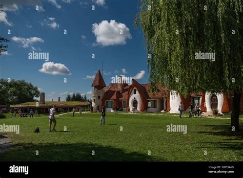 Porumbacu De Sus Romania 07 Iulie 2022 The Fairy Tale Clay Castle