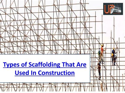 types  scaffolding     construction powerpoint