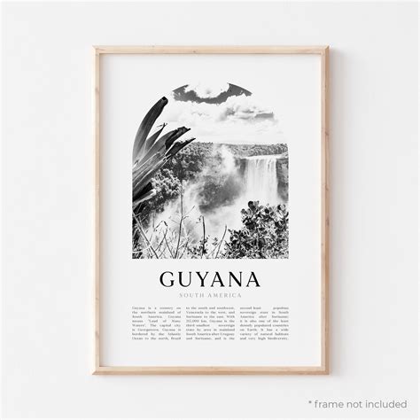 Guyana Art Print Guyana Poster Guyana Photo Guyana Wall - Etsy