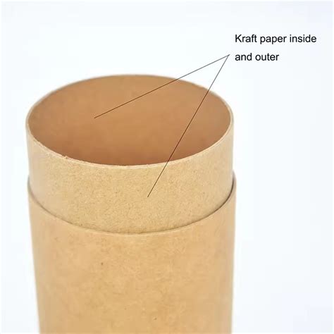 Supply Biodegradable Eco Friendly Food Grade Kraft Tea Cylinder Paper Tube Box Wholesale Factory