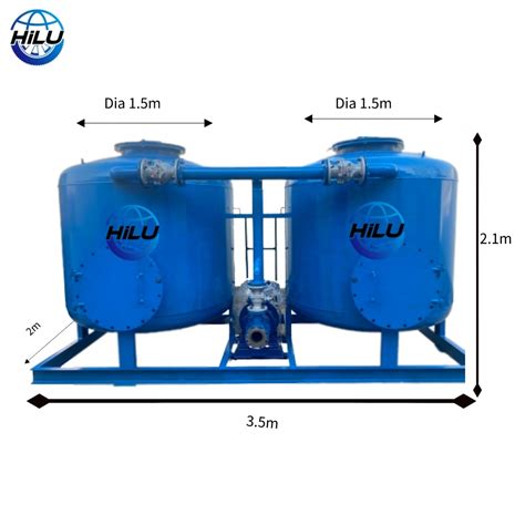 diesel oil refining filter tank  double   refinery filter