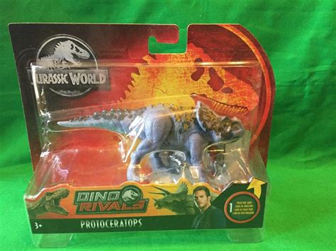 Jurassic World Dino Rivals Blue Protoceratops Attack Pack Mattel Figure Park Hw 1990103515