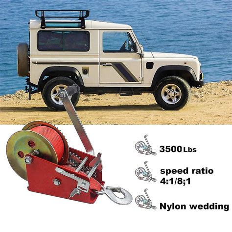 Boat Winch 3500lbs Capacity Heavy Duty Hand Winch Hand Winch Boat