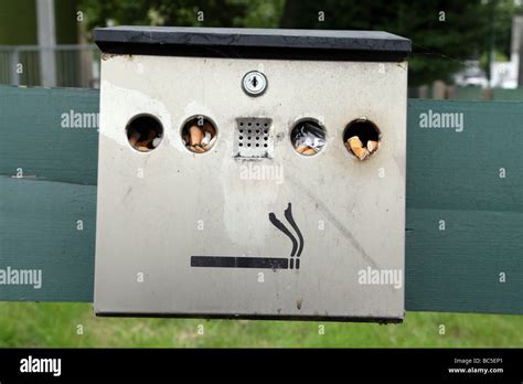 Cigarette Disposal Bin Hi Res Stock Photography And Images Alamy