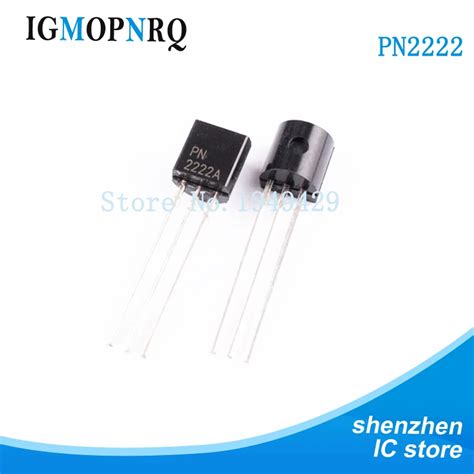 20pcs Pn2222a To 92 Pn2222 Bipolar Junction Transistor Bjt Npn Gen