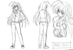 Rias Gremory Bikini Legs Midriff Pole Pole Dancing Red Hair Stripper Pole Swimsuit