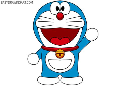 draw doraemon easy step  step tutorial