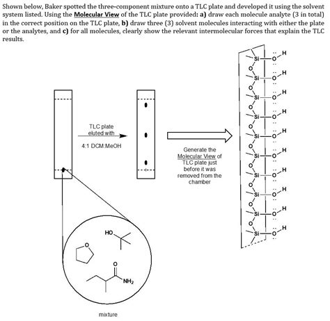 Solved Shown Below Baker Spotted The Three Component Chegg