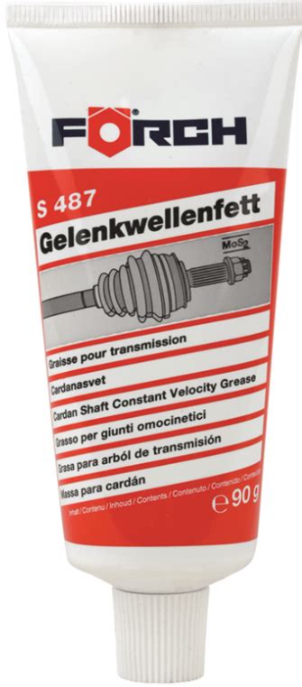 Смазка литиевая для ШРУСов Forch S487, туба 90г - купить в ОМА