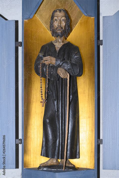 Bruder Klaus Statue In Der Unteren Ranftkapelle Fl Eli Ranft Obwalden