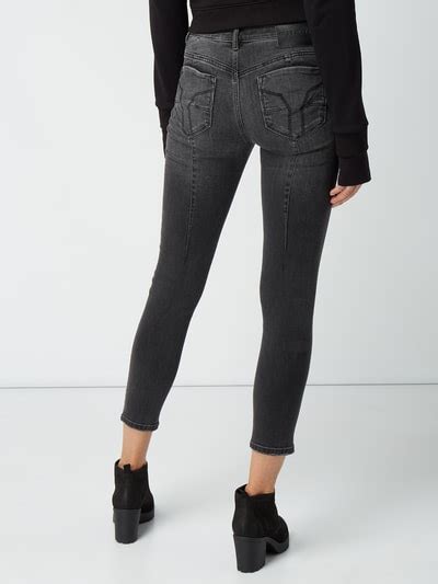 Miss Sixty Skinny Fit Jeans Aus Coloured Denim Anthrazit Online Kaufen