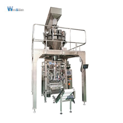 High Accuracy Wpv Vertical Potato Chips Puff Chips Pouch Packing Machine With Nitrogen High