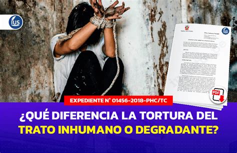 Qué diferencia la tortura del trato inhumano o degradante Expediente