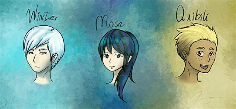 Wings Of Fire Characters As Humans Headshots By Swiftpawcat On Deviantart