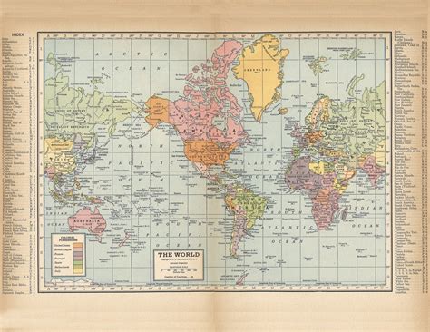 20 Free Printable Antique Maps Easy To Download World