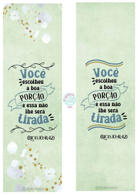 Lembrancinha Marcador De Bíblia Para Imprimir - Marcadores com mensagens da Bíblia | Grátis para imprimir ...