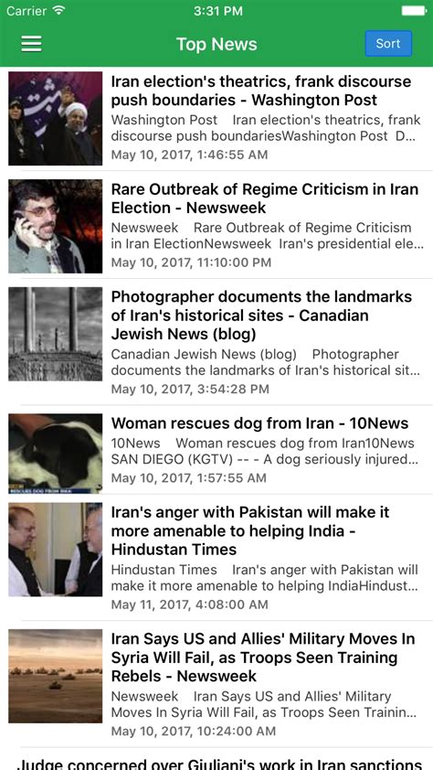 Iran News Today in English for iPhone - Download