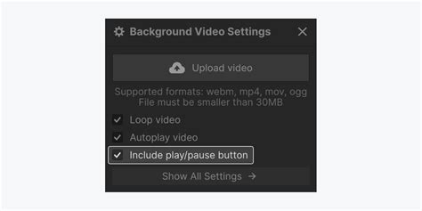 Switch between playing and pausing background videos - Webflow Blog ...