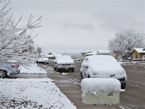 Carlas Blog Four Inches Of Snow In Alamogordo New Mexico