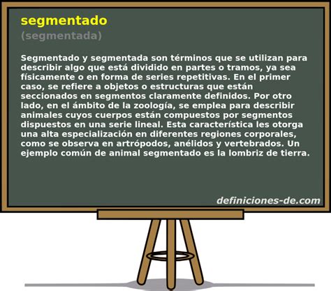 O Que Significa Segmentada - Significado de «segmentado (segmentada)»