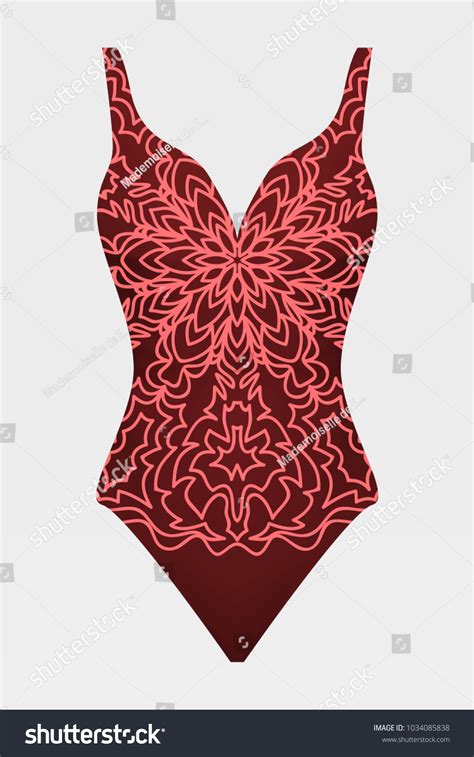 Womens Swimsuit Design Fashion Bikini Collection Stock Vector Royalty Free