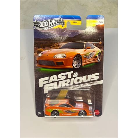 Jual Hot Wheels Silver Series Fast Furious Brian O Connor Toyota Supra Orange Shopee