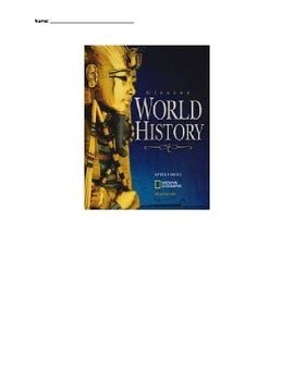 Glencoe World History Chapter 9 Vocab