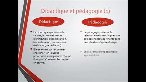 La Diff Rence Entre P Dagogie Et Didactique