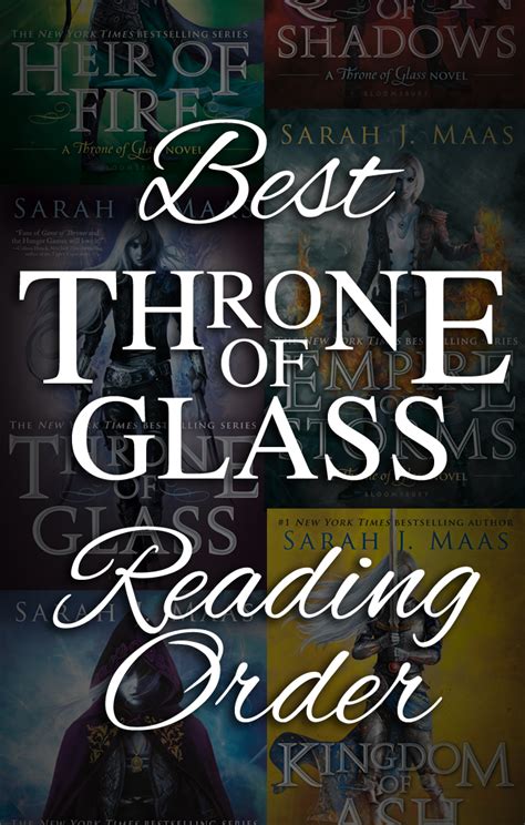 Throne of Glass Series Order | 2 Ways to Read Sarah J. Maas Books