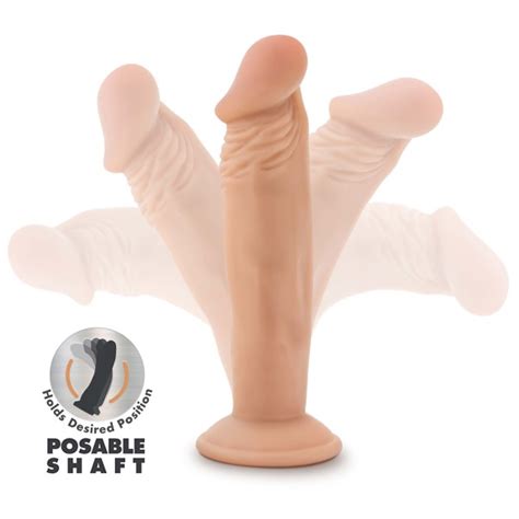 Dr Skin Plus 6In Poseable Dildo Vanilla Shop Male Q