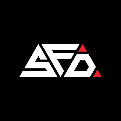 sfd triangle letter logo design  triangle shape sfd triangle logo