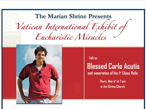 Vatican Exhibit Of Eucharistic Miracles Catholic Gatherings