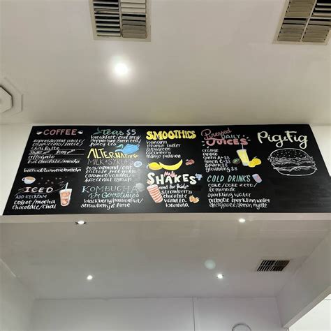 Menu At Pig And Fig Cafe Attadale
